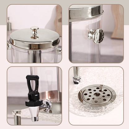 8L Detachable Beverage Dispenser Food-Grade for Events