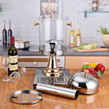 8L Stainless Steel Juice Dispenser Cold Beverage Coffee Milk Tea Machine AU