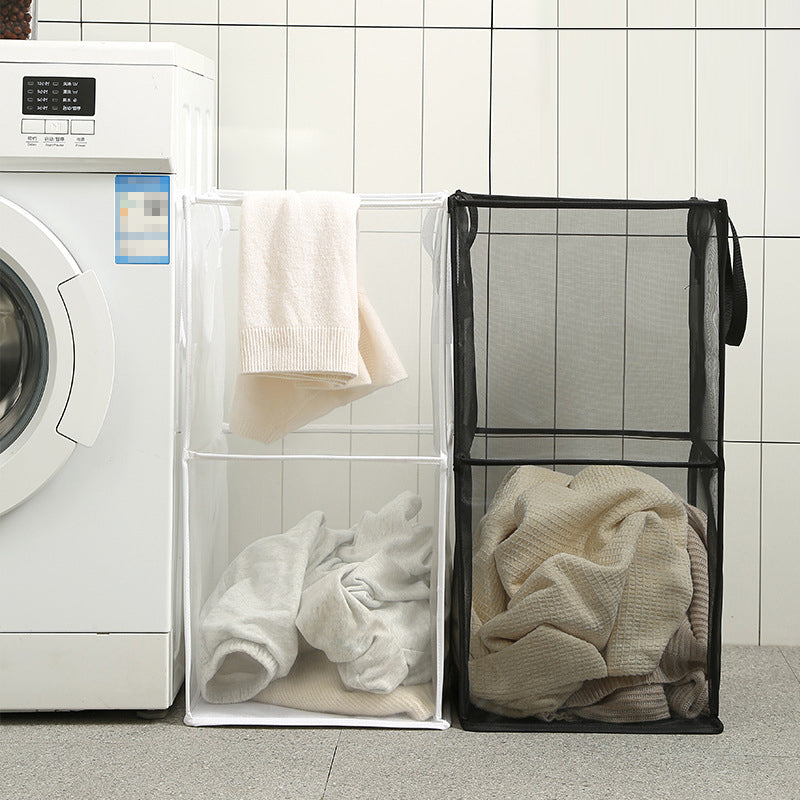 Foldable Mesh Laundry Hamper Basket for Home and Travel