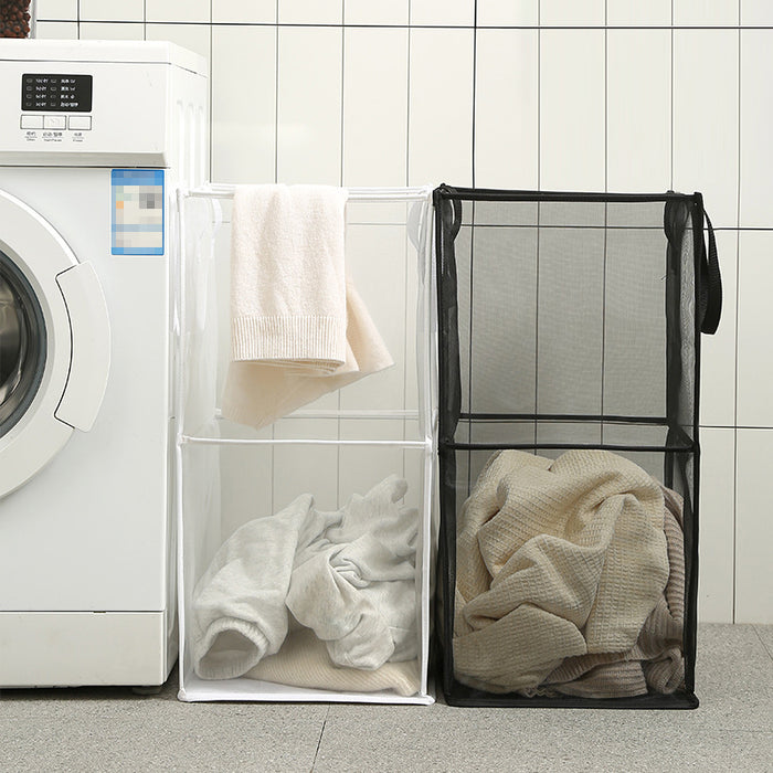 Foldable Mesh Laundry Hamper with Two Handles