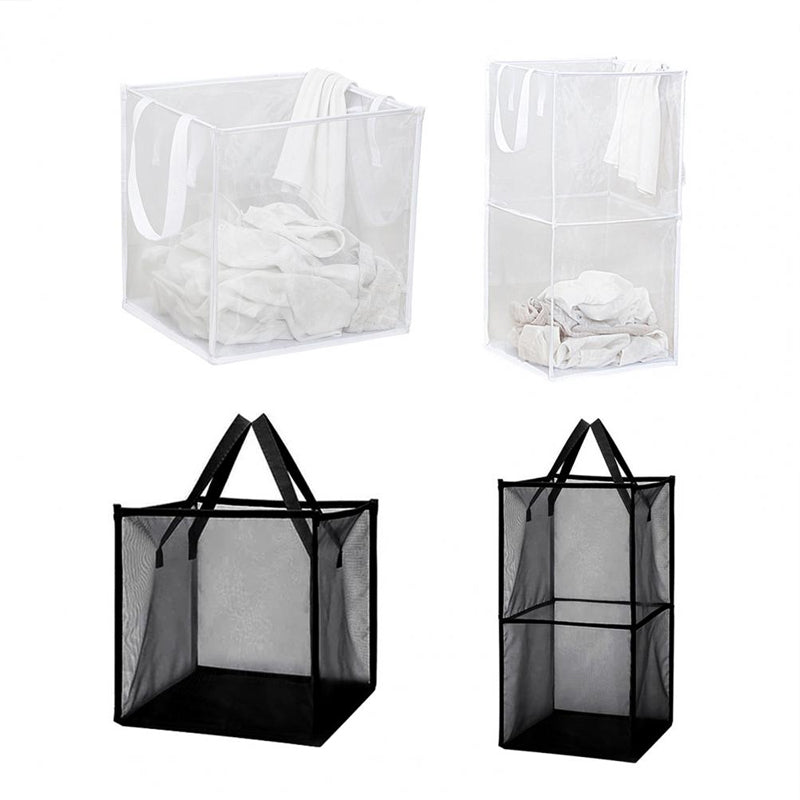 Foldable Mesh Laundry Hamper Basket for Home and Travel