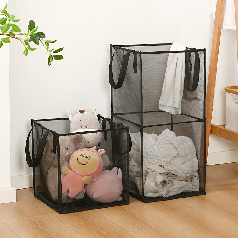 Foldable Mesh Laundry Hamper Basket for Home and Travel