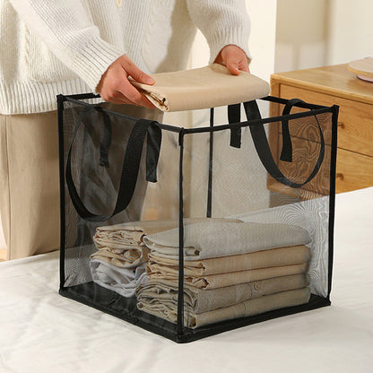 Foldable Mesh Laundry Hamper Basket for Home and Travel