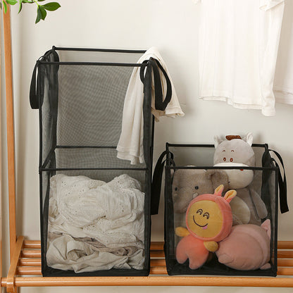 Foldable Mesh Laundry Hamper Basket for Home and Travel