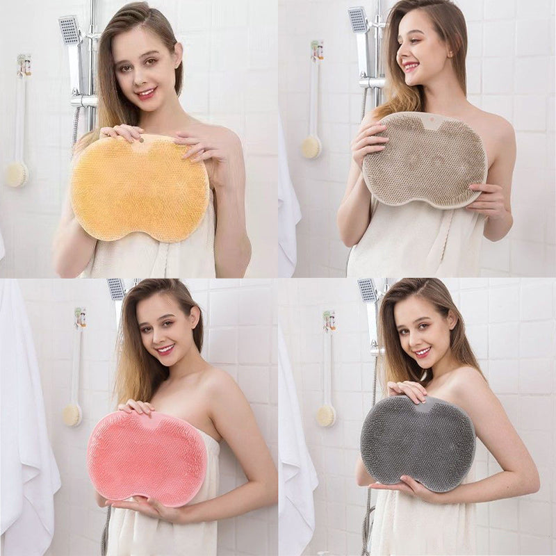 TPR Shower Foot Scrubber Exfoliating Massage Pad 30x23cm