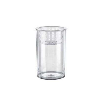 Hydroponic Plant Vase Cylindrical Straight Design Glass Fish Tank for Home Decor