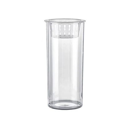 Hydroponic Plant Vase Cylindrical Straight Design Glass Fish Tank for Home Decor