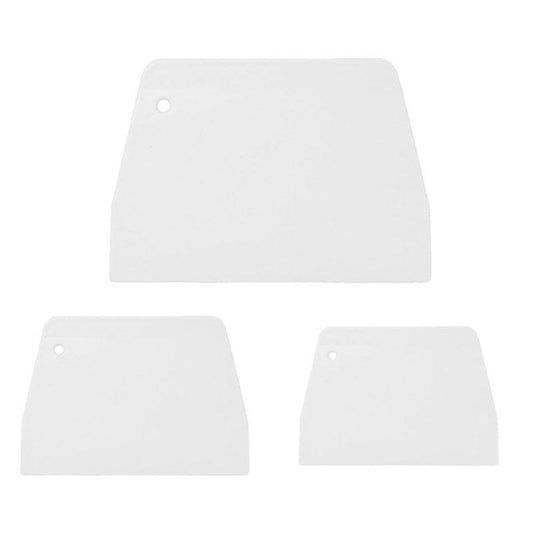 Dough Cutter Scraper Set Pastry Bowl Bench Scraper Fondant Tool 3 Pack