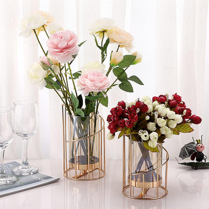Wrought Iron Candle Holder Spiral Candlestick for Dinner Table Decor