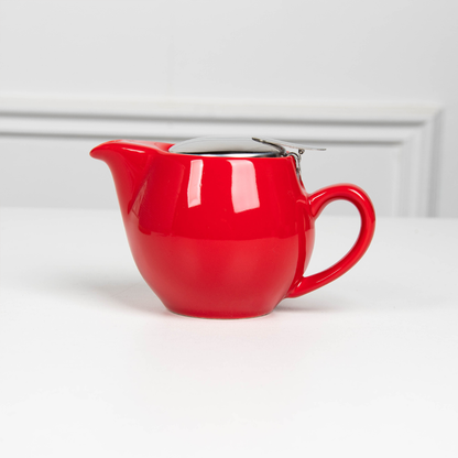 Ceramic Teapot with Stainless Steel Filter and Lid