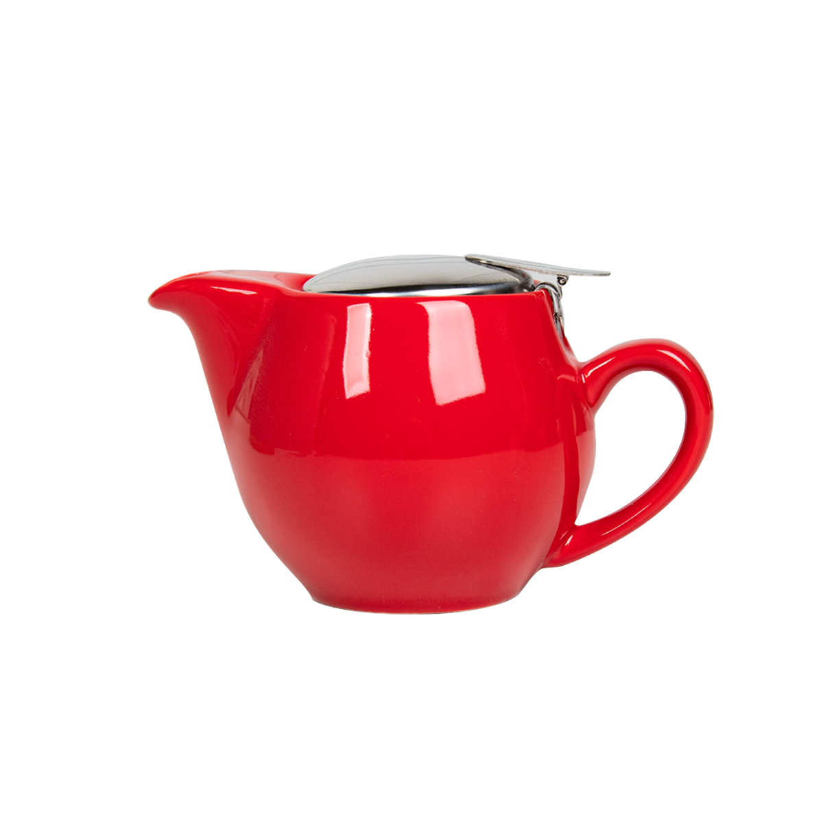 Ceramic Teapot with Stainless Steel Filter and Lid