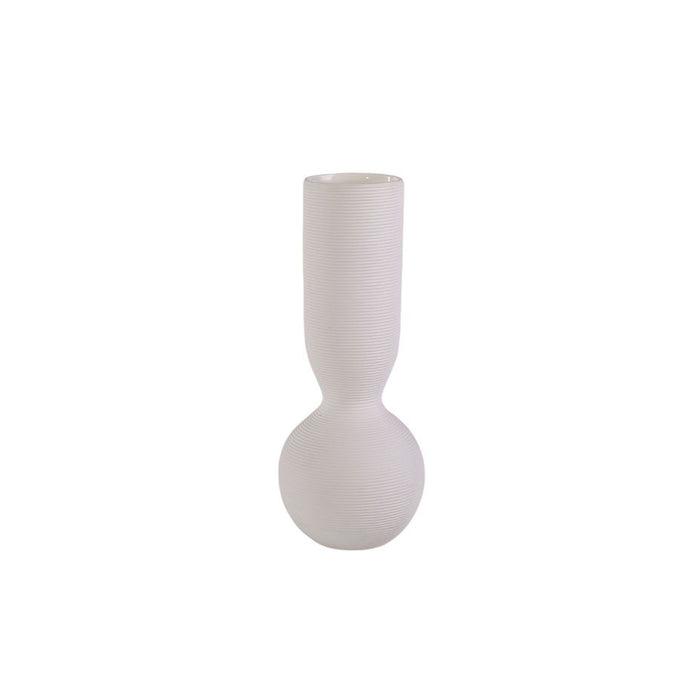 White Ceramic Vase for Hotel Room Display