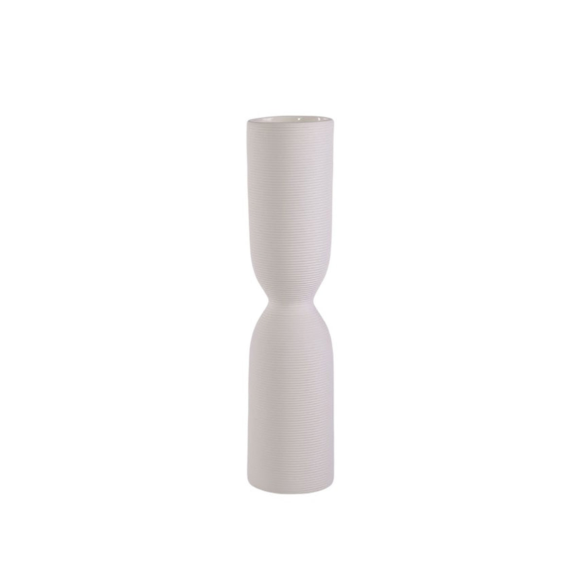 Simple White Ceramic Vase Ornament for Living Room Bedroom Decor