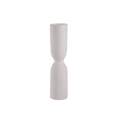 Simple White Ceramic Vase Ornament for Living Room Bedroom Decor