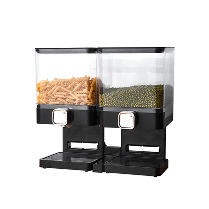 Double Cup Grain Storage Distributor Clear for Rice Cereal Nuts Pasta Use AU