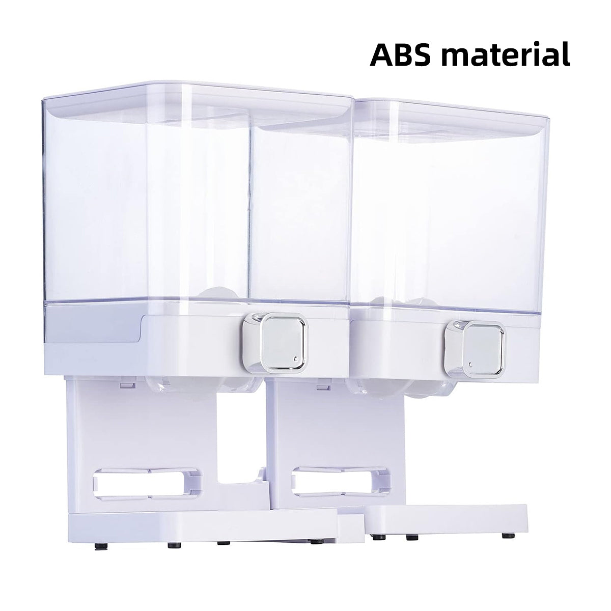 Double Cup Grain Storage Distributor Clear for Rice Cereal Nuts Pasta Use AU