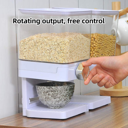 Double Cup Grain Storage Distributor Clear for Rice Cereal Nuts Pasta Use AU