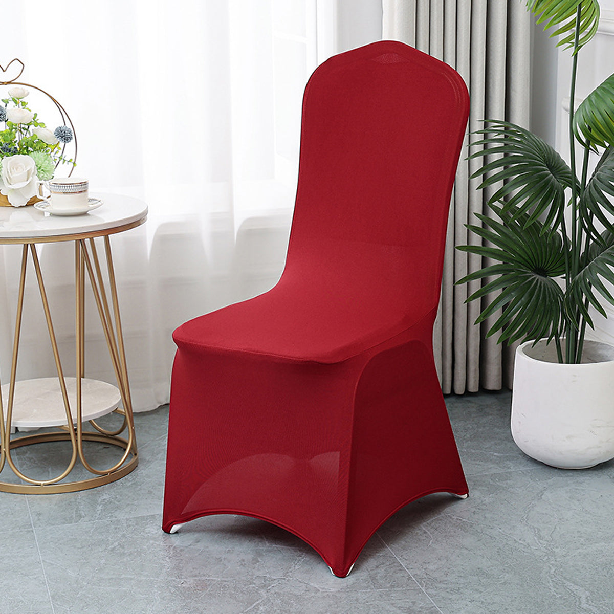 4 Pcs Universal Elastic Chair Covers for Banquet Decor