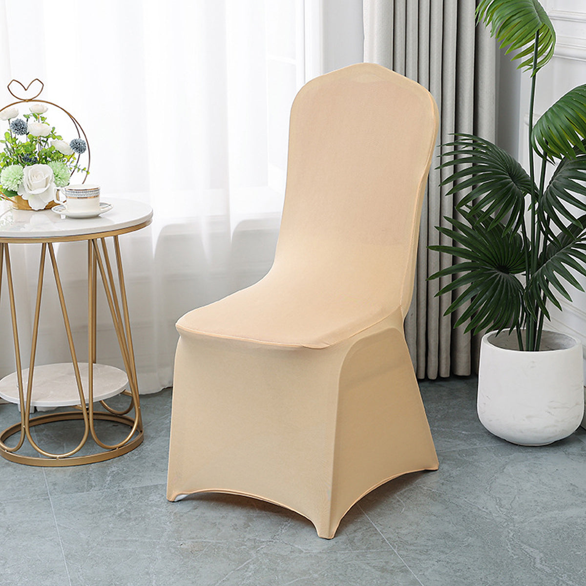 4 Pcs Universal Elastic Chair Covers for Banquet Decor