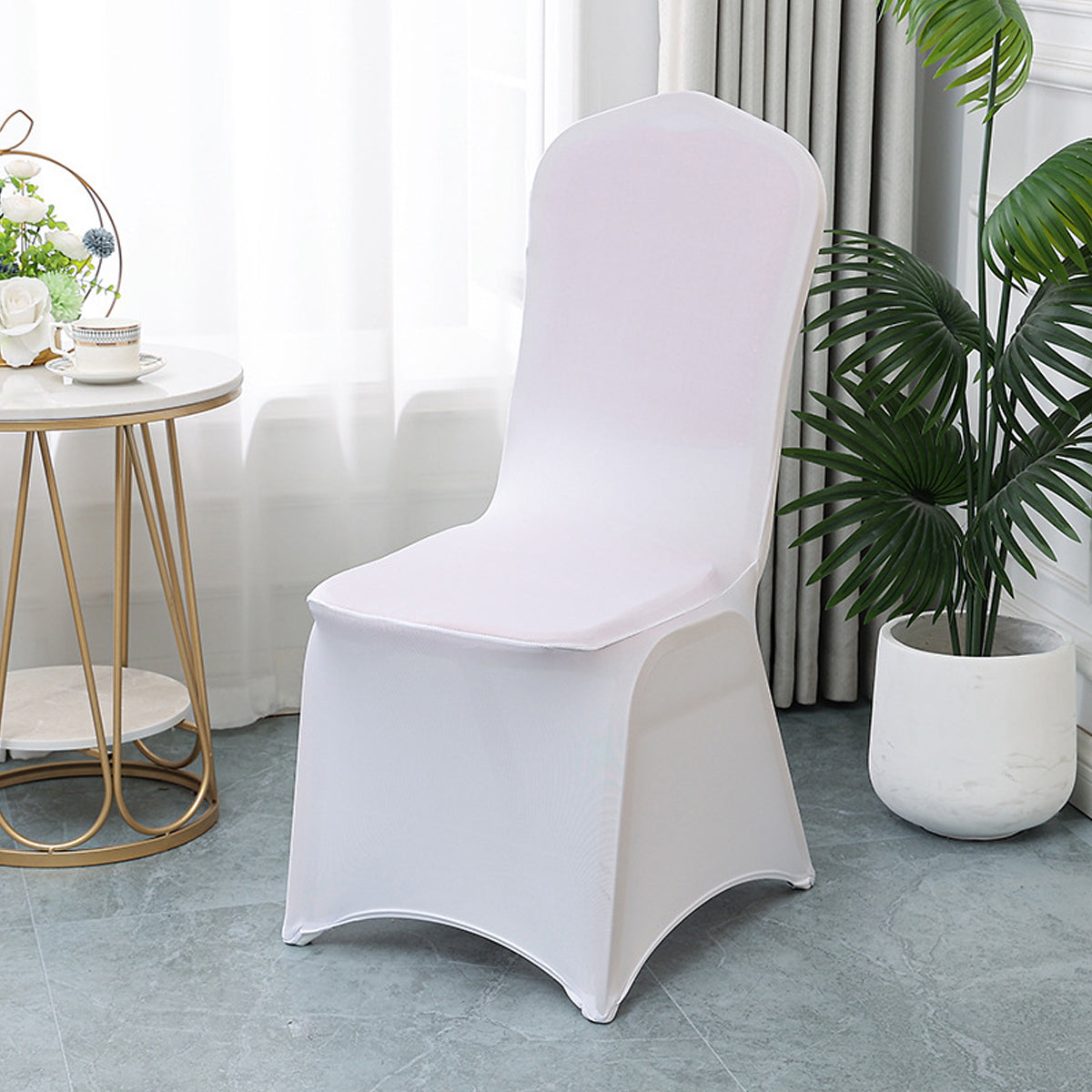 4 Pcs Universal Elastic Chair Covers for Banquet Decor