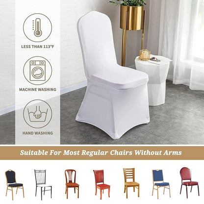 4 Pcs Universal Elastic Chair Covers for Banquet Decor