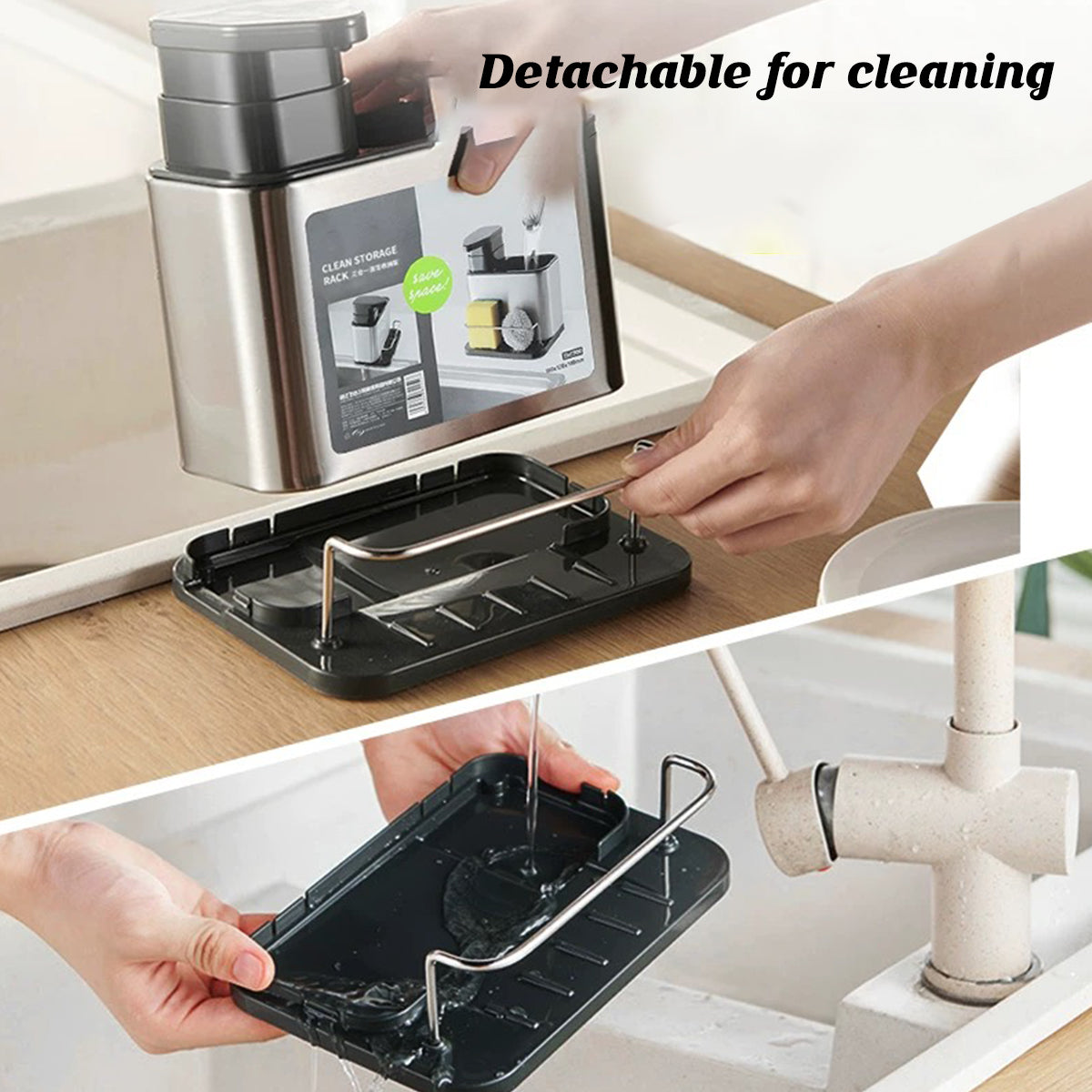 Kitchen Stainless Steel Multi-Function Chopstick Holder Utensil Organizer AU
