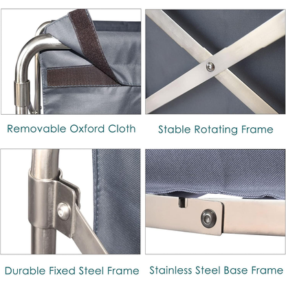 Multi Functional Hand Pushed Cloth Cleaning Service Cart Hotel Guesthouse Rooms