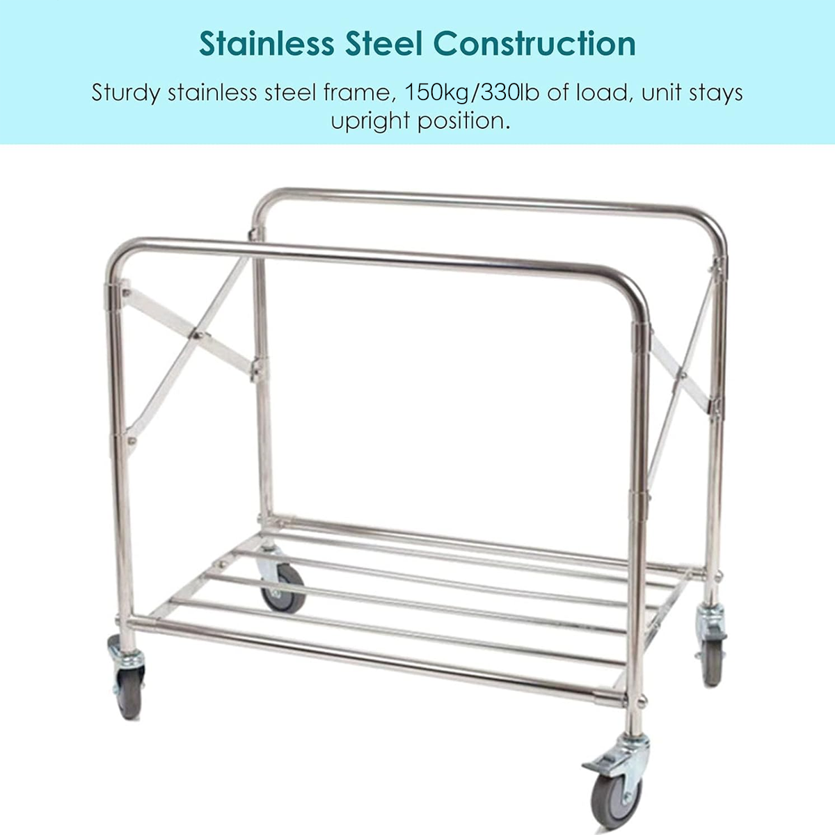 Multi Functional Hand Pushed Cloth Cleaning Service Cart Hotel Guesthouse Rooms