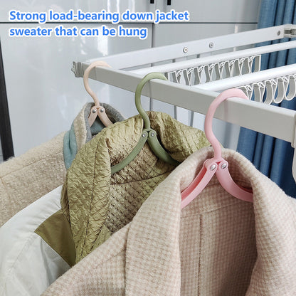15PCS Portable Folding Travel Clothes Hanger Durable for Suit Jacket Blouse Use