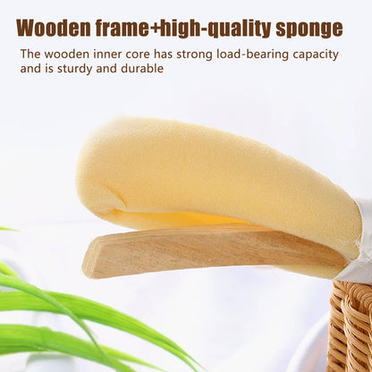 4pcs Silk Wrapped Fabric Clothes Hangers with Swivel Hook