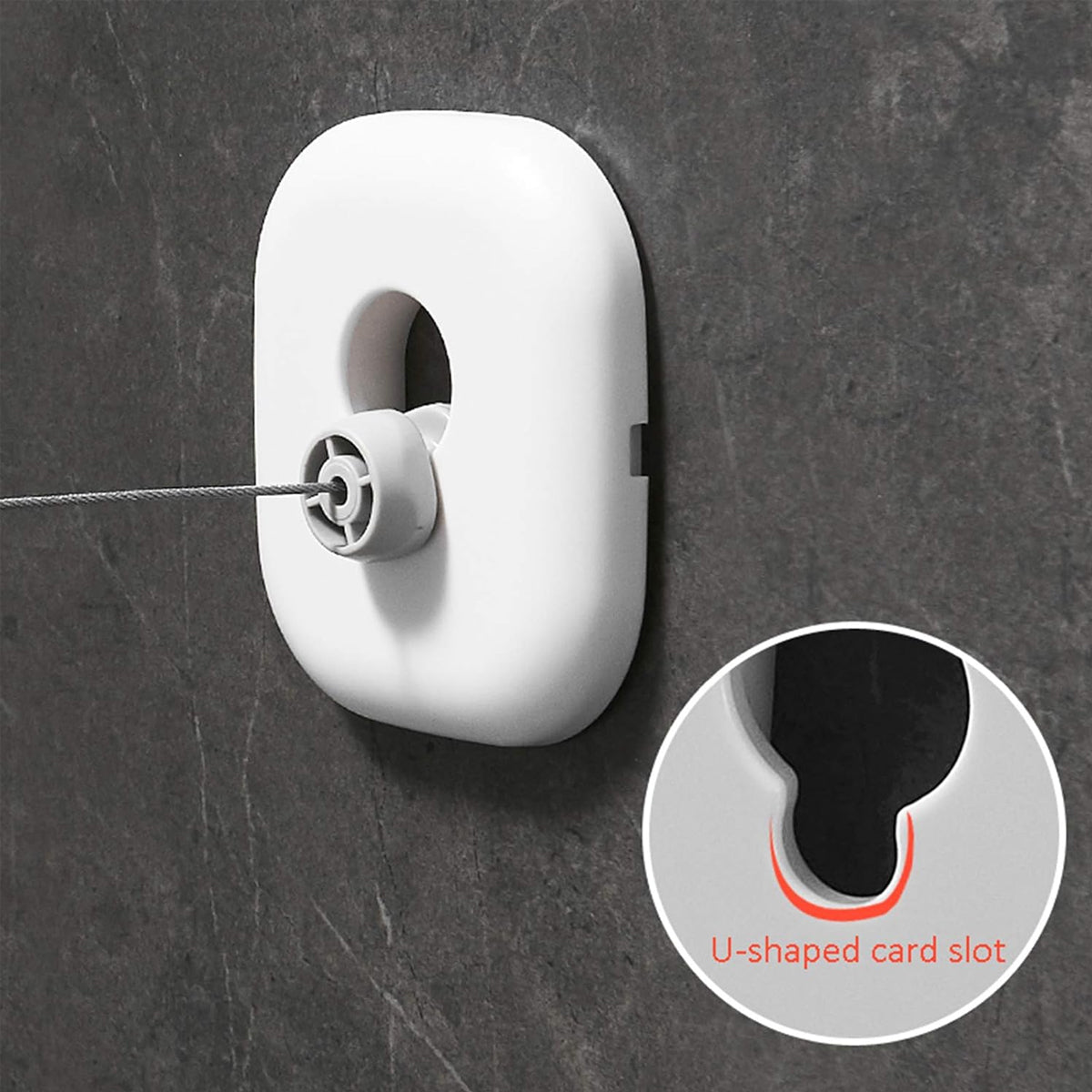 Retractable Indoor Clothesline 4.3m Stainless Steel Rope