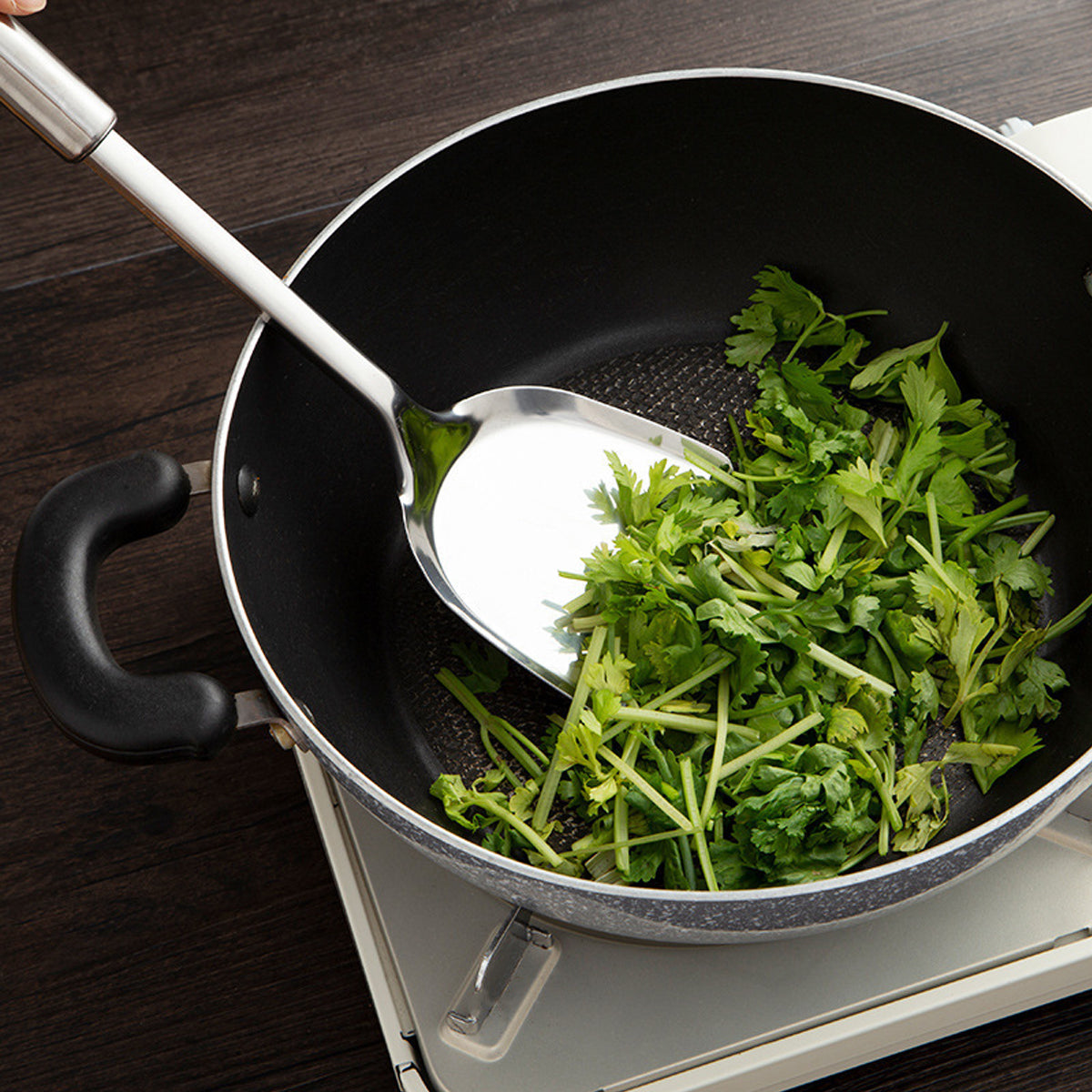 6 Piece Stainless Steel Kitchen Spatula Utensil Set Magnetic