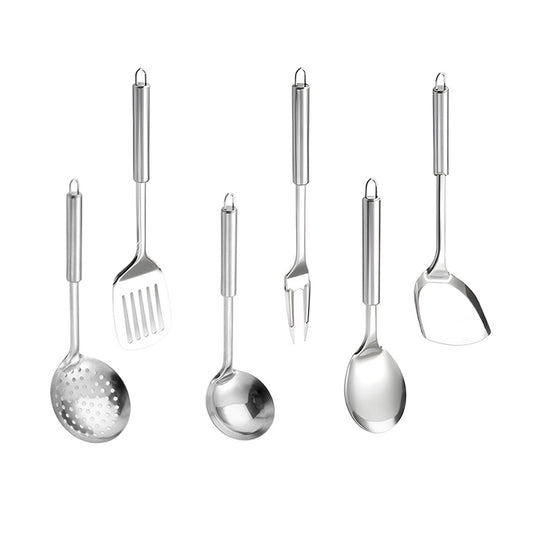 6 Piece Stainless Steel Kitchen Spatula Utensil Set Magnetic