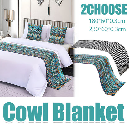 Houndstooth Hotel Bed Skirt Acetate Fabric for 120cm 180cm Beds