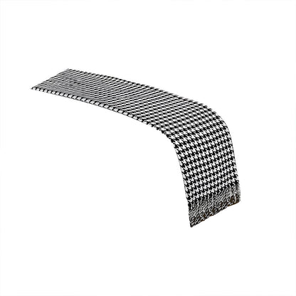 Houndstooth Hotel Bed Skirt Acetate Fabric for 120cm 180cm Beds