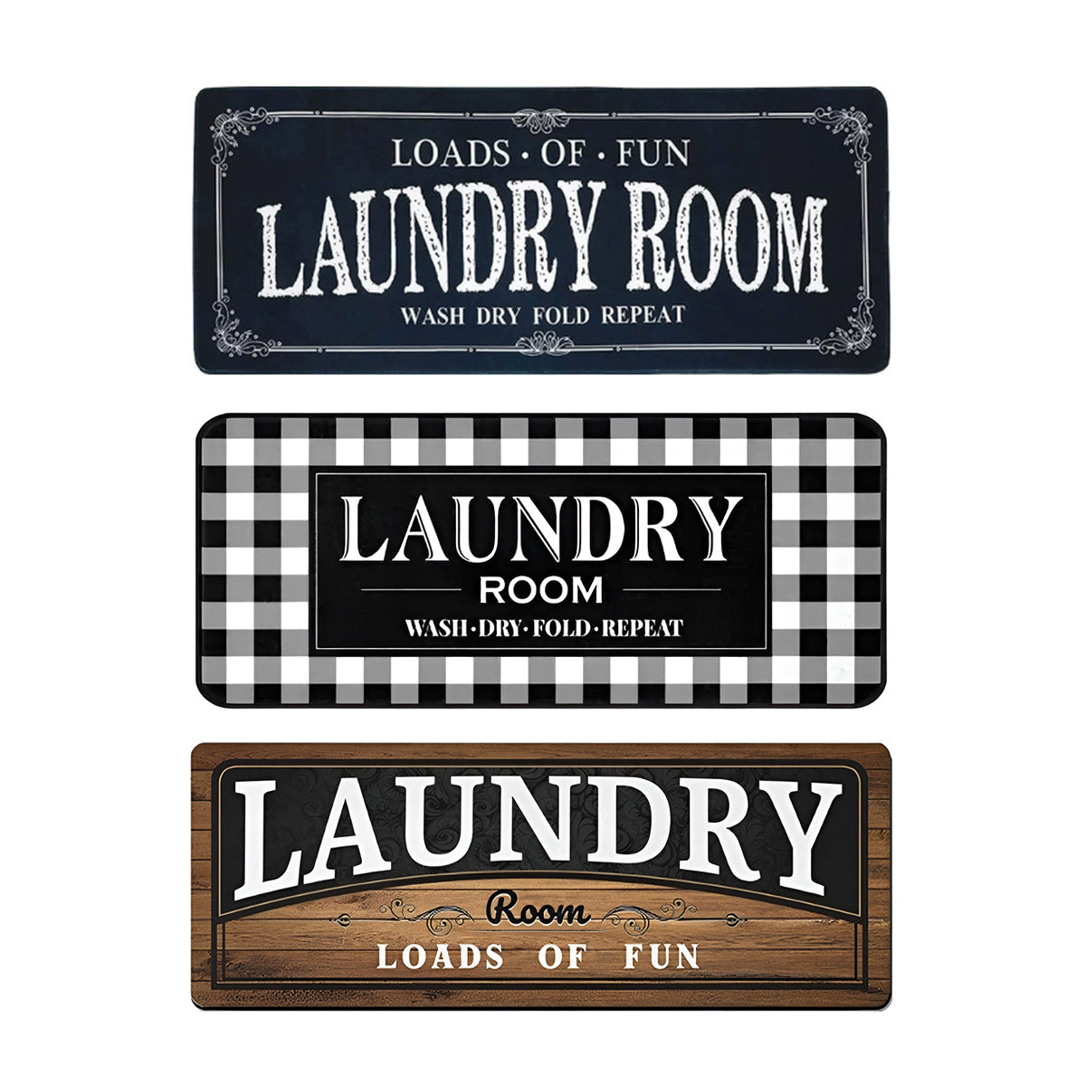 Absorbent Non Slip Mat Graffiti Letter Printed Rug for Bedroom and Entryway AU