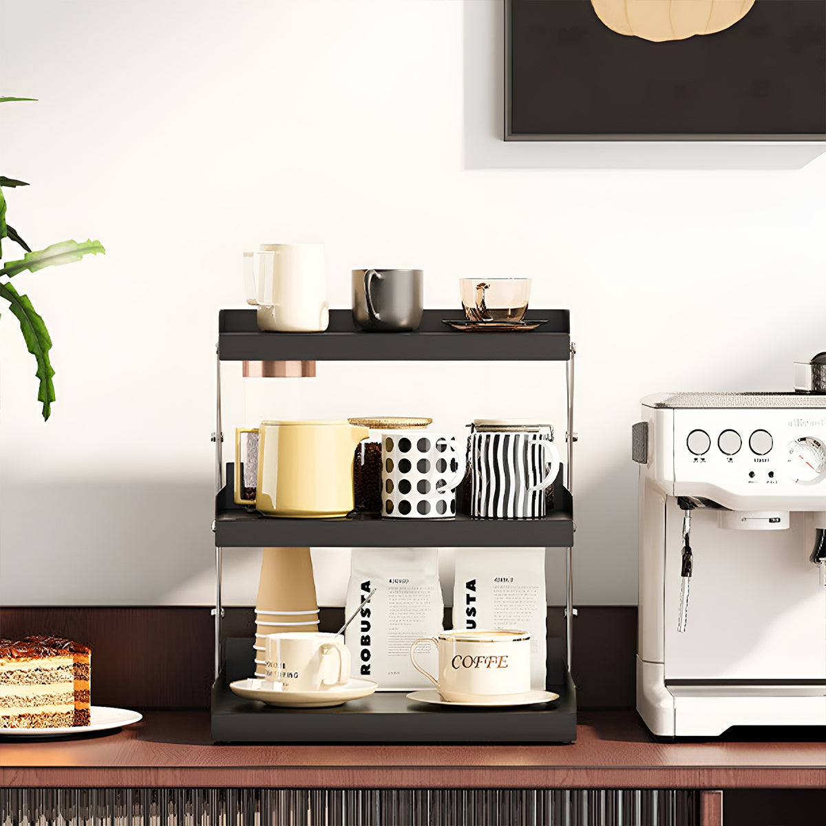 3 Tier Collapsible Cup Rack for Beverage Service – Product View 8