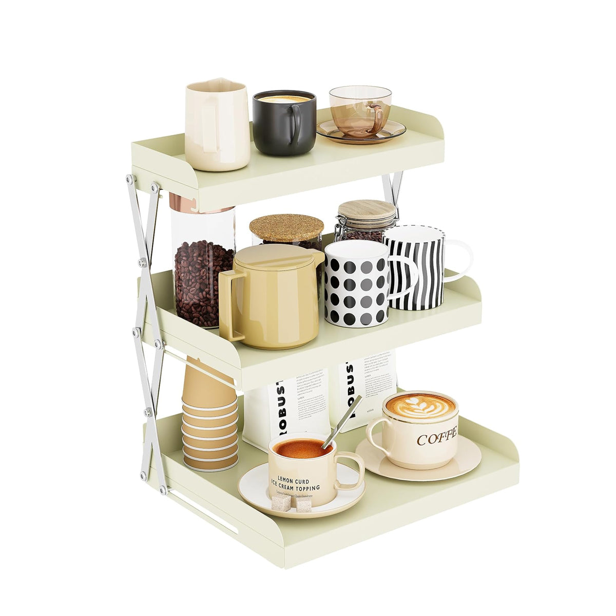 3 Tier Collapsible Cup Rack for Beverage Service – Product View 10