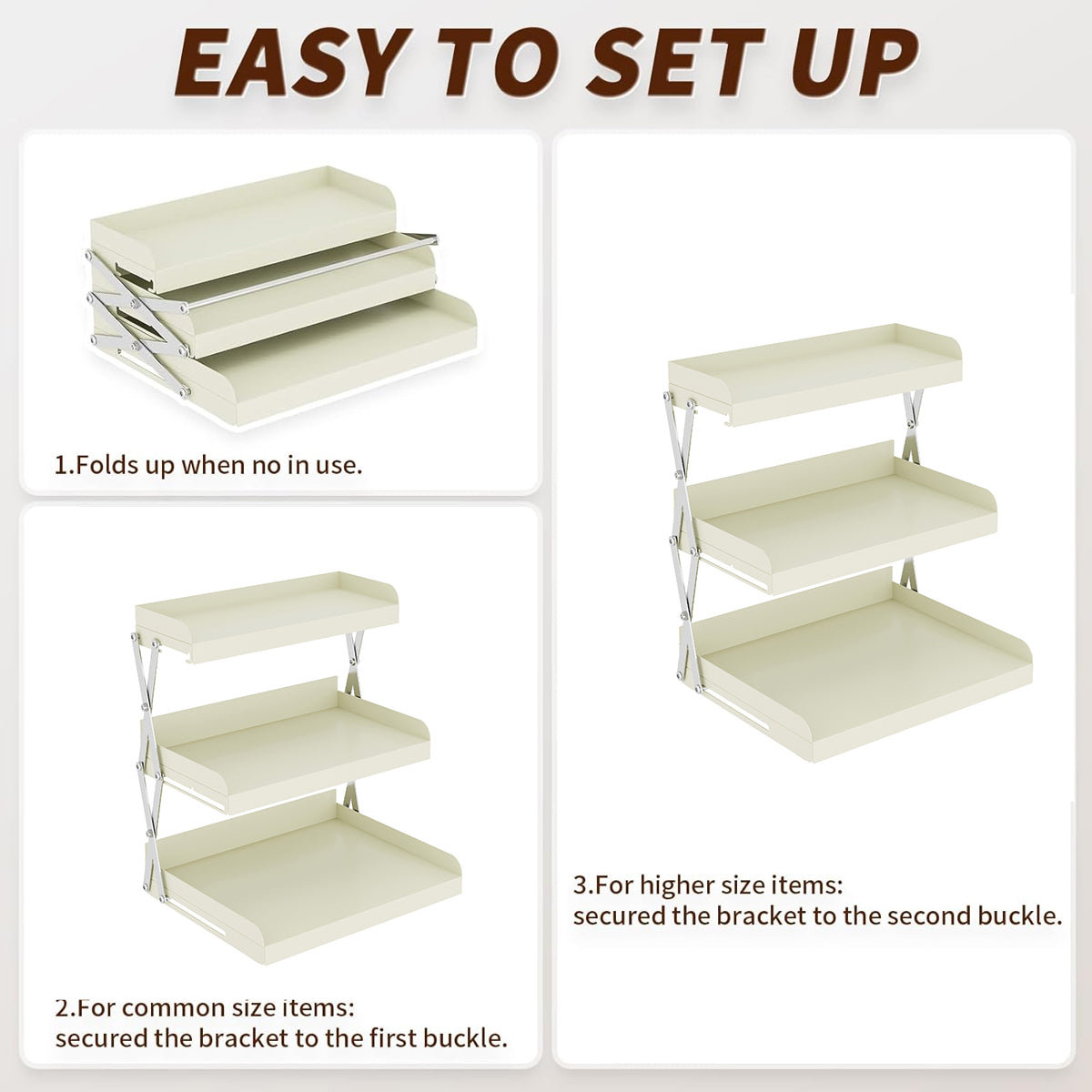 3 Tier Collapsible Cup Rack for Beverage Service – Product View 4
