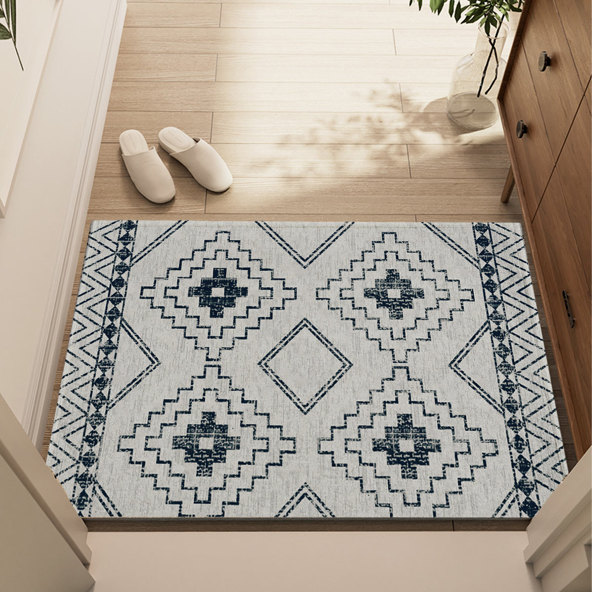 Bohemian Entryway Rug Decorative Floor Mat Indoor Outdoor Non-Slip Door Mat AU