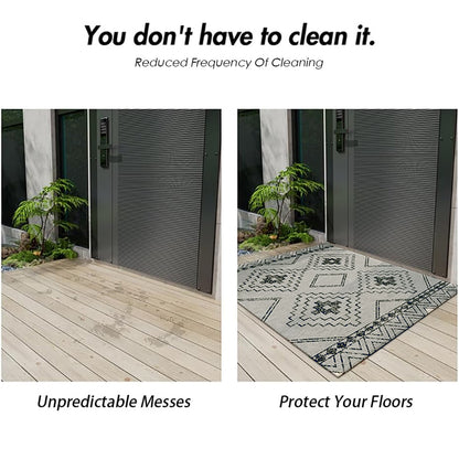 Bohemian Entryway Rug Decorative Floor Mat Indoor Outdoor Non-Slip Door Mat AU