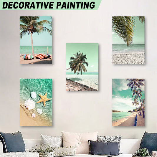 Living Room Wall Art Decorative Painting Beach Seaside Travelling Landscape AU