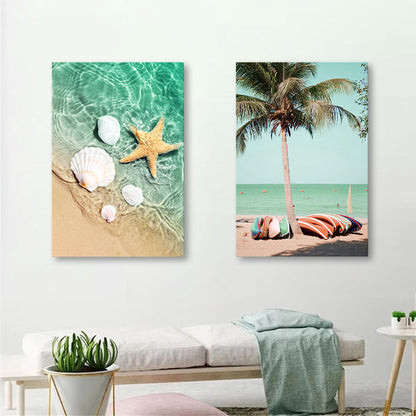 Living Room Wall Art Decorative Painting Beach Seaside Travelling Landscape AU