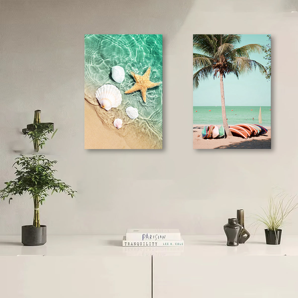 Living Room Wall Art Decorative Painting Beach Seaside Travelling Landscape AU