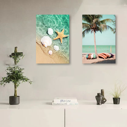 Living Room Wall Art Decorative Painting Beach Seaside Travelling Landscape AU