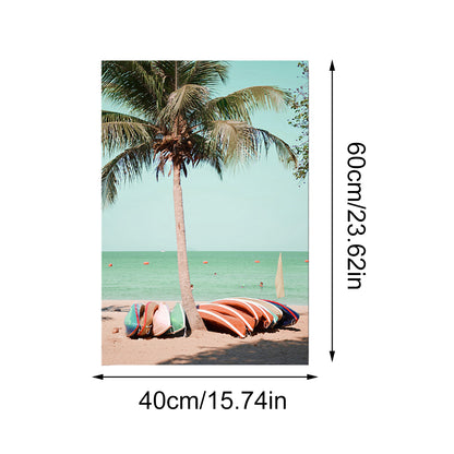 Living Room Wall Art Decorative Painting Beach Seaside Travelling Landscape AU