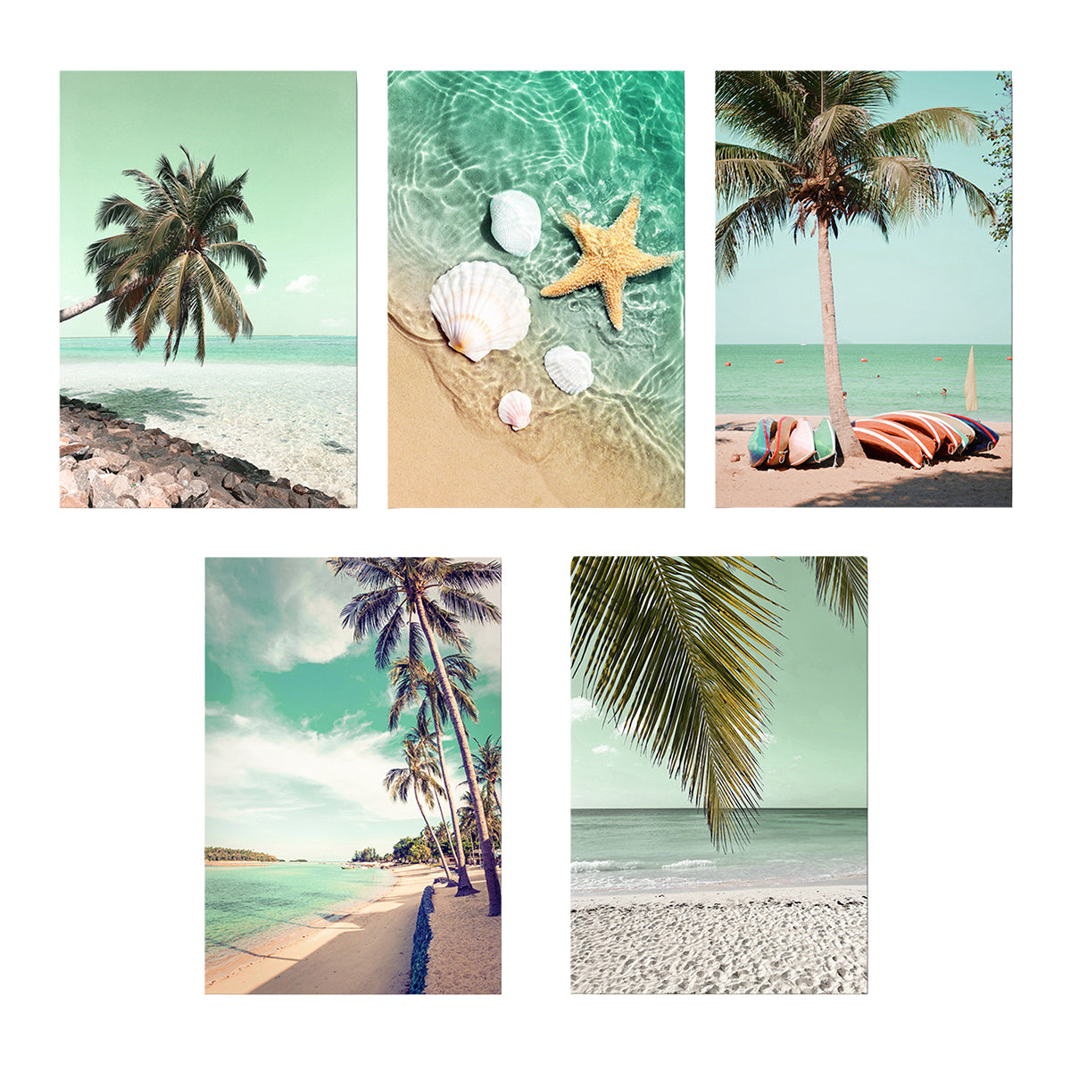 Living Room Wall Art Decorative Painting Beach Seaside Travelling Landscape AU