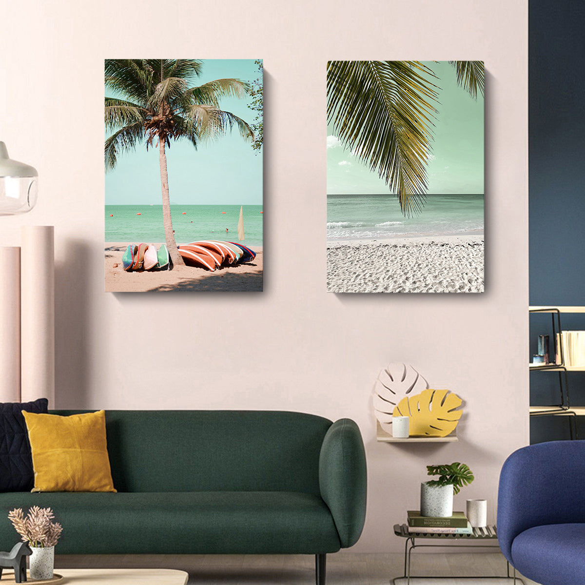 Living Room Wall Art Decorative Painting Beach Seaside Travelling Landscape AU