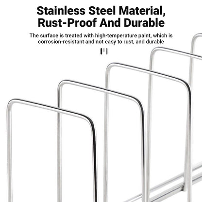2pcs Stainless Steel Dish Drainer Rack Kitchen Sink Storage