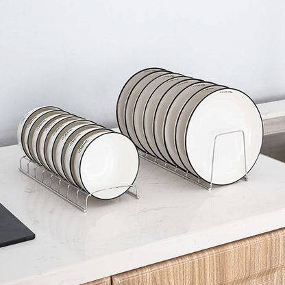 2pcs Stainless Steel Dish Drainer Rack Kitchen Sink Storage